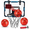 Indoor Basketball Hoop, Basketball Hoops Over The Door with LED
