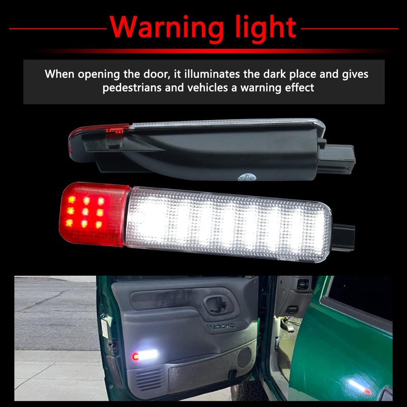 HNeekyr Led Interior Door Courtesy Light Compatible with Silverado