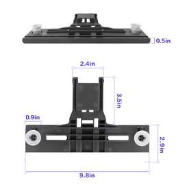 2 Kit Pack W10350375 Dishwasher Top Rack Part Kits, 1 Kit Includes 2 PCS W10195840 Arm Locator & 2 PCS W10195839 Rack Adjuster & 2 PCS W10250160 Clip Lock & 2 PCS W10508950 Stop Clip
