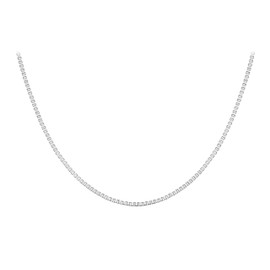 Tuscany Silver Women's Sterling Silver 1.8 mm Box Chain Necklace of Length 51 cm/20 Inch
