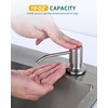 Kitchen Faucet with Soap Dispenser, Hiqufet Brushed Nickel Kitchen Faucet