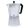 12 Cup Espresso Coffee Maker – Durable Aluminum, Fast Brewing,