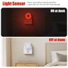 Fusunloh Red Night Lights Plug in to Wall,4 Packs Dimmable