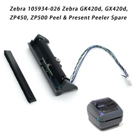 105934-026 Peel & Present Peeler Spare Part Compatible with Zebra GK420d GX420d ZP450 ZP500 Thermal Printer - Replacement Front Bezel Dispenser