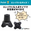 Fuji Home Non-slip Tip Rubber 4-Piece DX Mini 0.75 inch