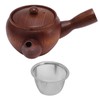 Wooden Tea Pot Traditional Style Durable Tea Kettle Exquisite Whistle