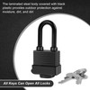Padlocks Keyed Alike for Outdoor use, Pack of 6, Laminated