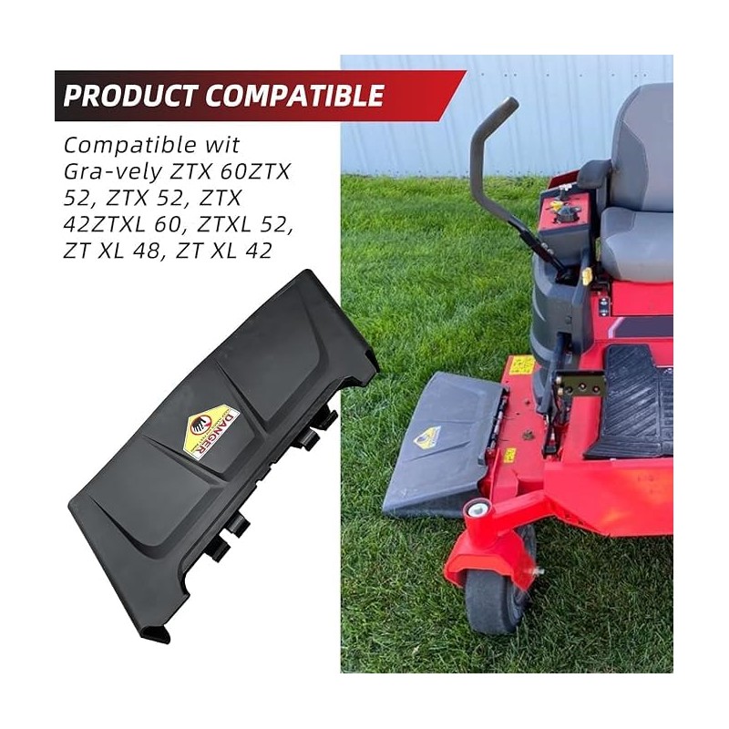 sanbaiyi 04795000 Side Discharge Chute Compatible with Gra-vely Ariens Models