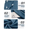 Deyeek Tear Away Pants for Men 2 Side Snap Full