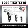 Powerbuilt 3 Piece Spring-Loaded Crowfoot Wrench Set, Adjustable, Auto Size,