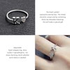 TYGFRT 1 Piece Letter K Ring, Love Letter Ring, Open