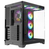 PC Gaming ATX Case Iceberg Crystal Edge Full Panoramic View