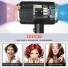 Secadora De Cabello Profesional Portátil De 1800w Y 3 Veloc