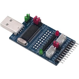 AYMBH CH341A USB to SPI I2C IIC UART TTL ISP Serial Adapter Module | 3.3V/5V Compatible Converter for Debugging, Firmware Upgrades, RS232 RS485, and EPP/MEM Parallel Port Interface