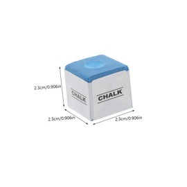BESPORTBLE 12pcs Billiard Cue Chalk Cubes Pool Table Chalk Snooker Cue Chalk Tournament-Grade for Skill Levels