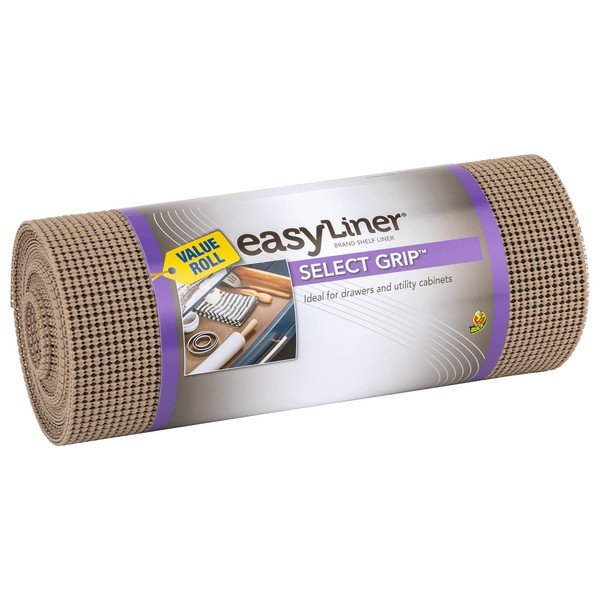 Duck EasyLiner - Revestimiento para estantes, Agarre selecto no calcomanía