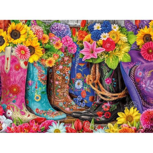 Buffalo Games - Cowgirl Colors - 1000 Piece Jigsaw Puzzle