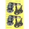 Admiral Locks Set of 2 Cam Locks 1 Inch RV