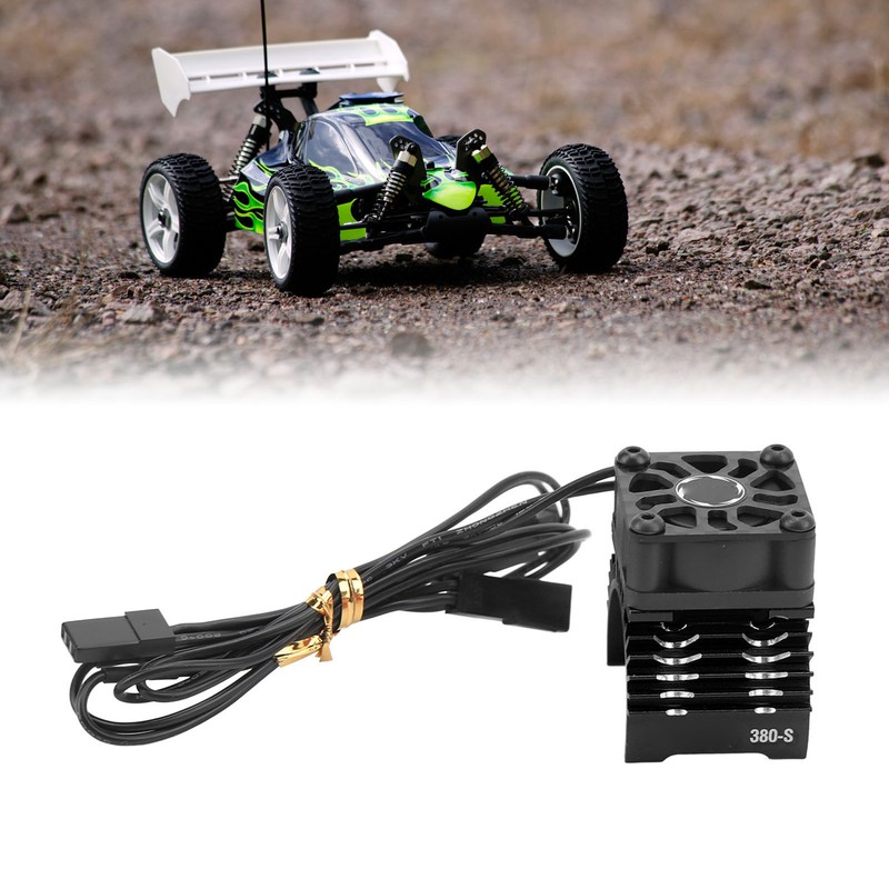 RC Motor Single Cooling Fan Heat Sink Aluminum Alloy 32000RPM