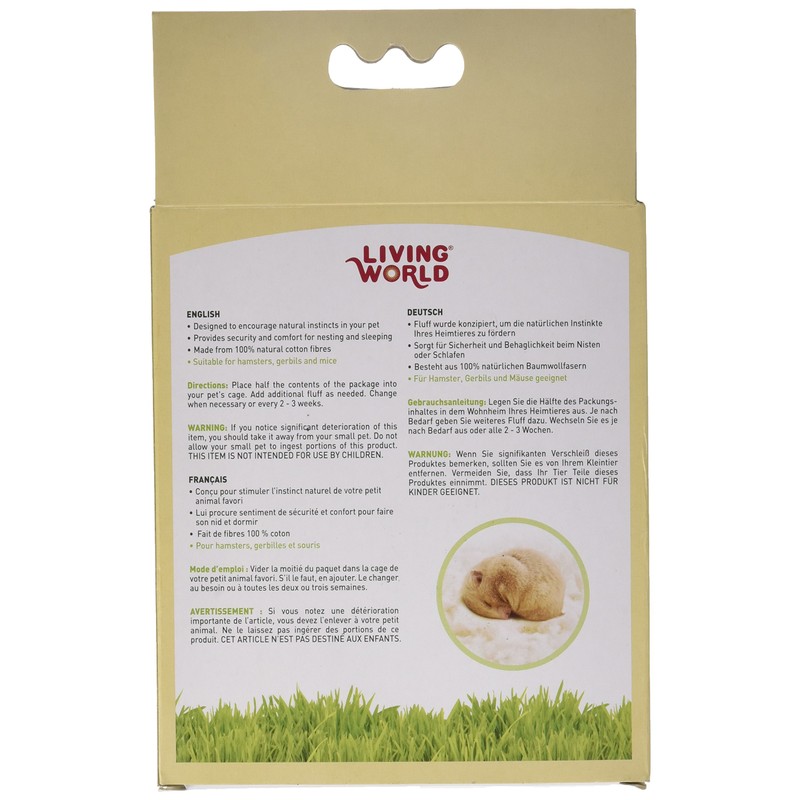 Living World Hamster Fluff, 1-Ounce