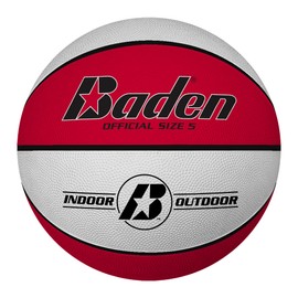 Baden Basic Basketball - Classic Rubber Basketball for Training, School and Leisure - Durable Basketball for Children and Adults - for Beginners and Advanced Players