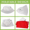 Xtinmee 48 Pcs White Cotton Bucket Hats for Men Women,