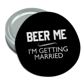 Graphics & More Beer Me I'm Getting Married Round Rubber Non-Slip Jar Gripper Lid Opener
