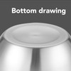 3 In 1 Colander Strainer Set Stainless Steel Rice Washing