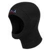 3mm Neoprene Diving Hood Surf Hood for Men Women Black