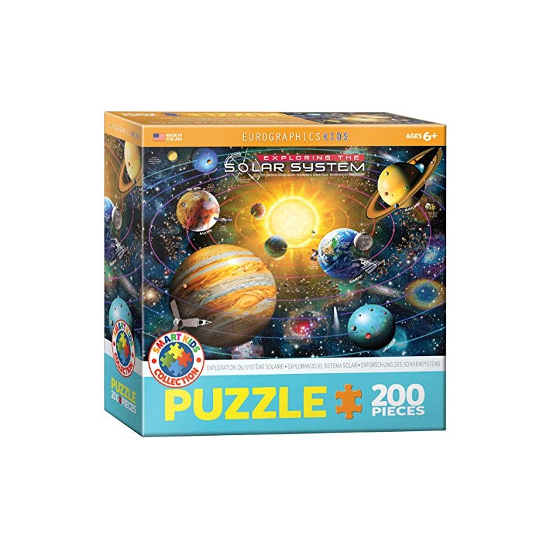 EuroGraphics Exploring The Solar System 200 - Piece Puzzle