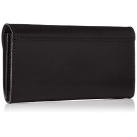 Tachiya 6048N Tochigi Leather Long Wallet, Black, Black