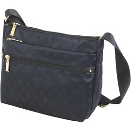 Mezawa Bag 55006 Women's Shoulder Bag, Mini Shoulder, Small, Cross-body Design, Lightweight, Popular, Beautiful, Stylish, Cute, Nylon, Adult Cute, Lightweight, black (10)