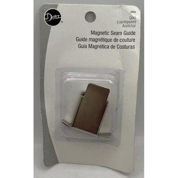 Dritz 3304 Magnetic Quilter's Seam Guide , Silver