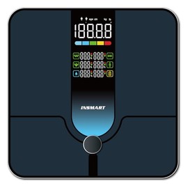 INSMART Smart Scale for Body Weight and Fat Percentage, Color Display High Precision Digital Bathroom Weighing Machine for Accurate BMI Muscle Mass Composition