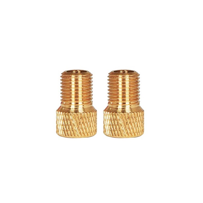AKORD 2 x Presta To Schrader Valve Brass Bike Cycle