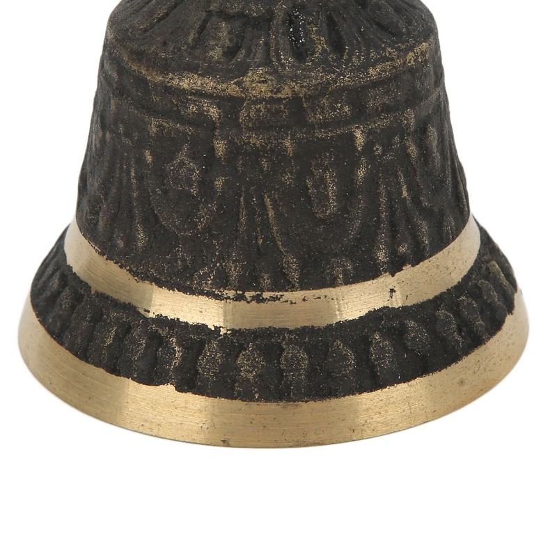 Rattle Retro Relief Hand Cranked Old Buddhist Meditation Bells Rattles