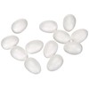 GLOREX Styrofoam eggs, white, 35 mm, 12 units