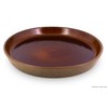 K&K Keramik Saucer Diameter 16 cm Brown Glossy Flower Pot
