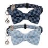 Gyapet Cat Collar Breakaway Bowtie Safety with Bell Adjustbale Kitten