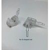 Arena/Hillarys type Tilter for 4mm D-shaped tilt rod for 25mm