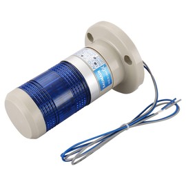 Baomain Warning Continuous Light 12 VDC Blue LED Industrial Signal Light Tower Lamp LTP-502T