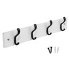 Keypak Minimalistic Wall-Mounted Coat Rack – 4 Hooks on Stylish