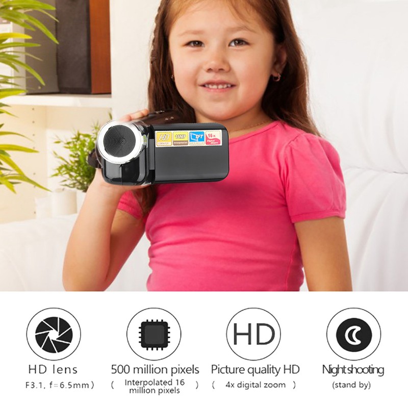 Portable Children Kids HD Digital Video Camera Camcorder with TFT