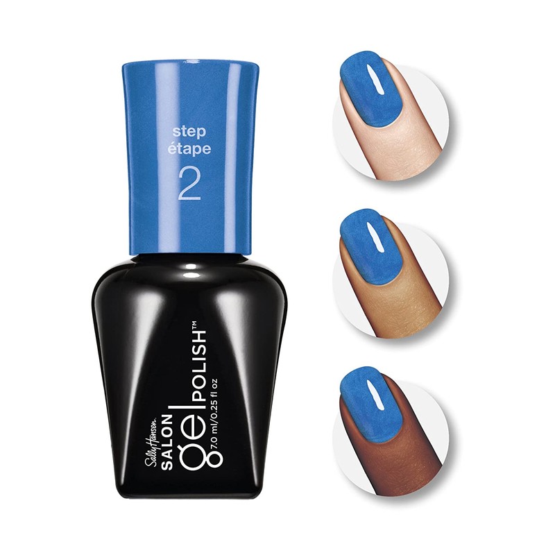 Sally Hansen Salon Pro Gel Nail Polish Lacquer, Blue My