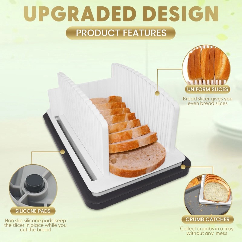 SliceElite Bread Slicer Guide With Bonus Bread Knife