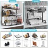 ADBIU Over The Sink Dish Drying Rack (Expandable Height and