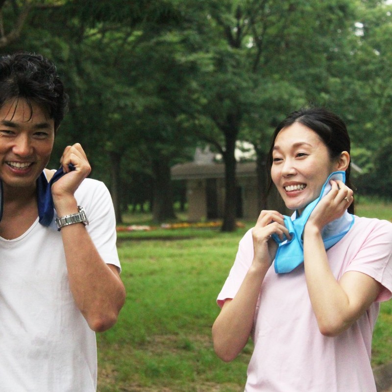 Stay Cool Cool Towel basiku-ru (CCT towel (Light Blue) Heat