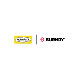 Burndy YAEV18 Box Insulug Nylon Insulated Ring Tongue Terminal, 22-18 Wire Range, 0.31" Width, 0.24" Length, 8-10 Stud Size (Pack of 100)