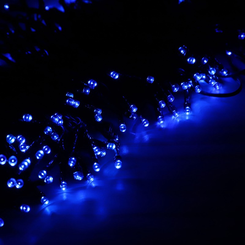 22M Solar Christmas Lights 200LED Waterproof Solar String Lights for