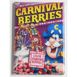 Blue Crab Magnets Carnival Berries FRIDGE MAGNET cap'n crunch cereal box - 2 x 3 inches